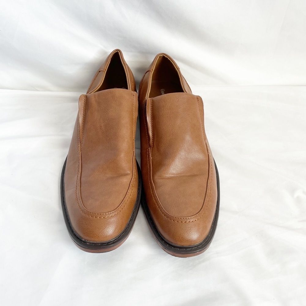 Goodfellow & Co Brown Faux Leather Slip on Shoes 9